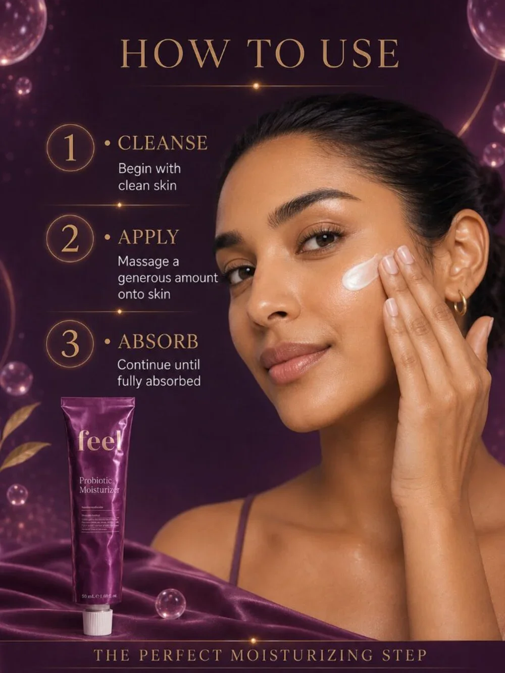 Feel Beauty Probiotic Moisturizer 50mL New